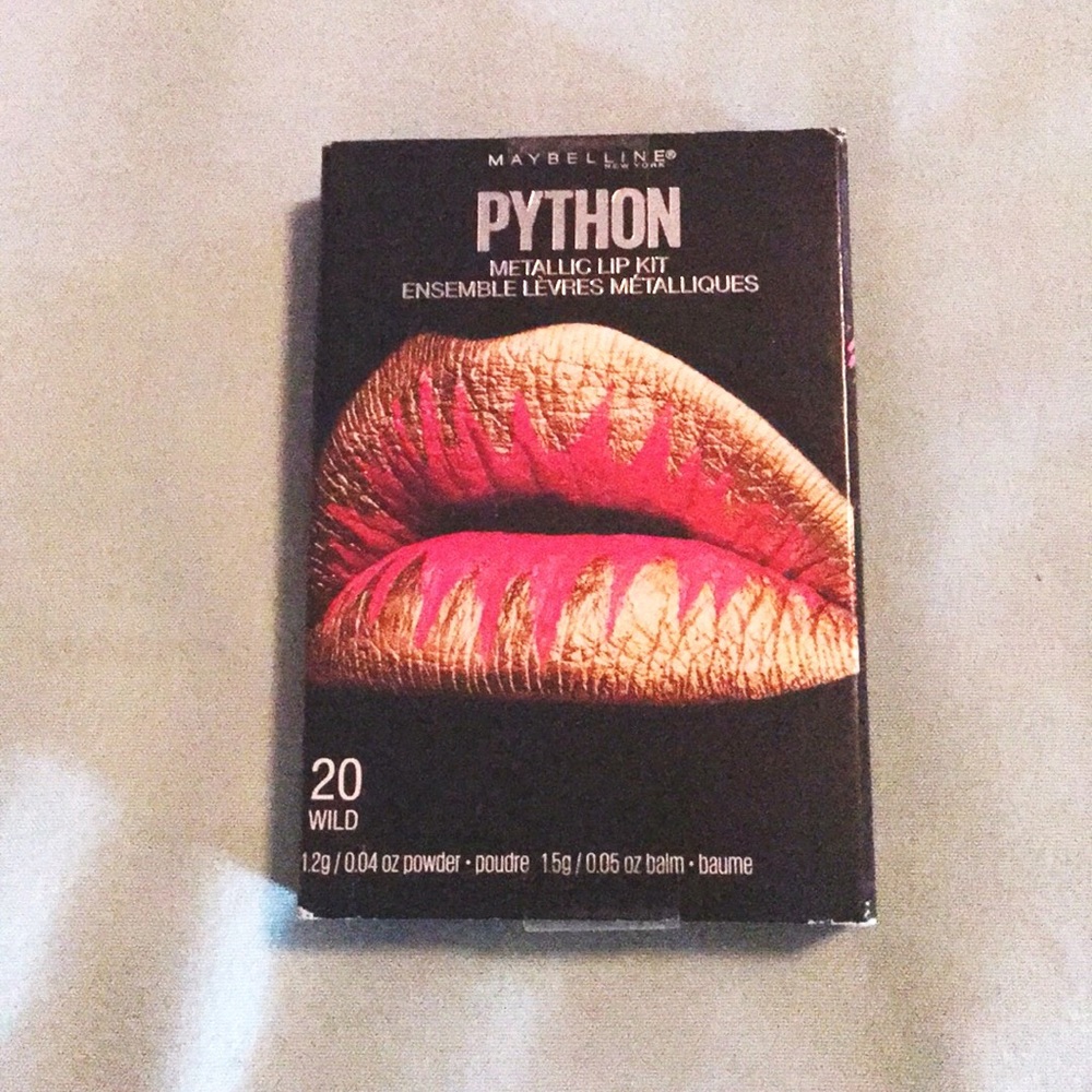 ▪️Maybelline▪️Metallic Lip Kit 💜PYTHON NWT